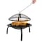 Flash Furniture 22.5" Foldable Wood Burning Firepit with Mesh Spark Screen and Poker YL-230-GG - alternate 6
